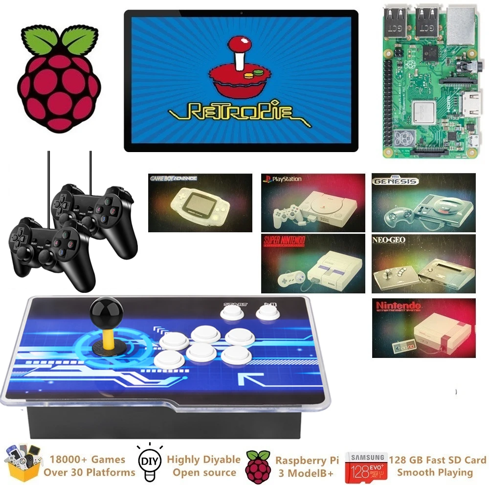 Аксессуары для аркадных видеоигр аркадная игровая консоль Retropie аркадный шкаф