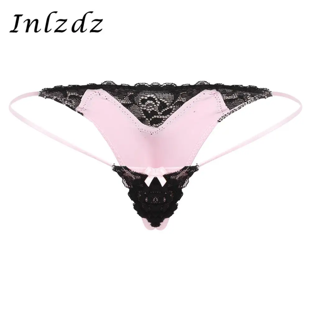 

Женское нижнее белье, сексуальное нижнее белье, шелковое атласное белье, кружевное белье с низкой посадкой и эластичным поясом, стринги, тру...