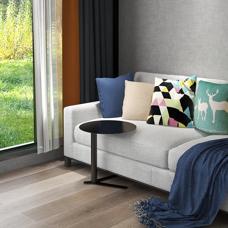 _ Мебель для гостиной журнальный столик металлический диван боковые столы