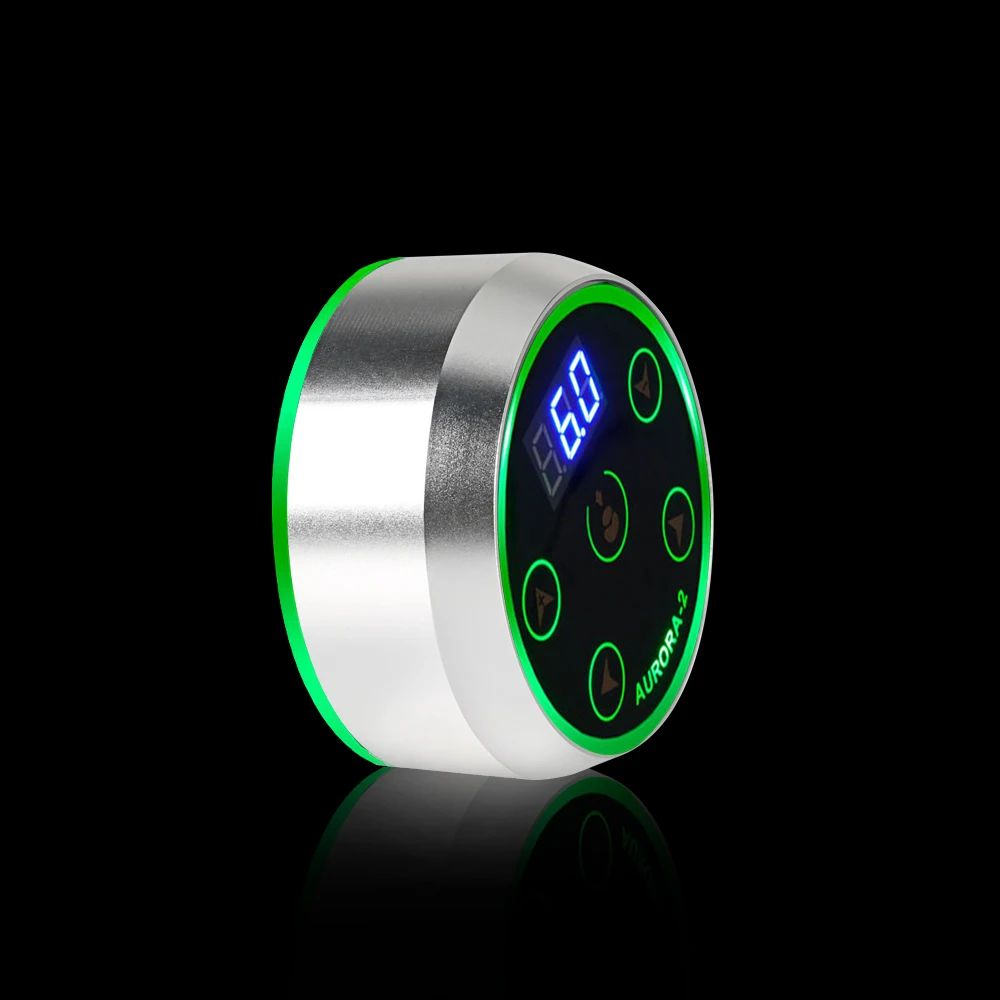 Татуировка Питание цифровой пму ЖК дисплей Дисплей Aurora II Серебро для ножной