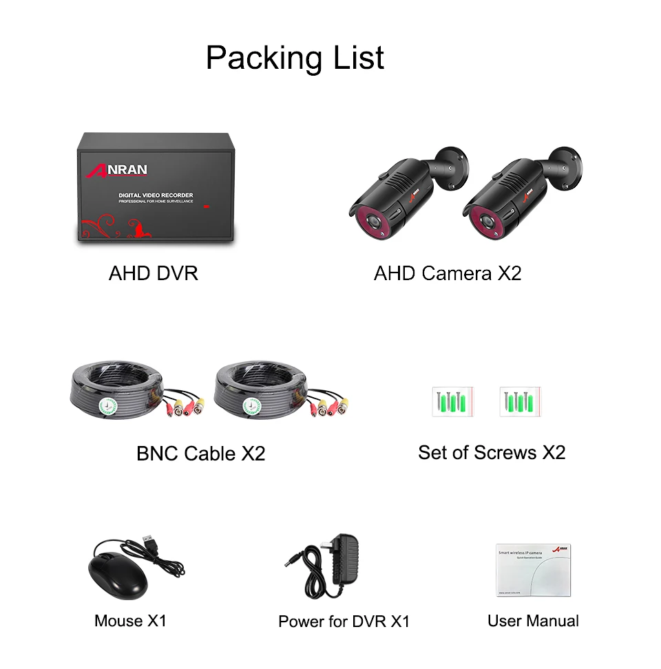 AHD 4CH DVR CCTV система безопасности 1080P ИК Ночное Видение для помещений и улицы AHD камера система аналоговая HD система видеонаблюдения