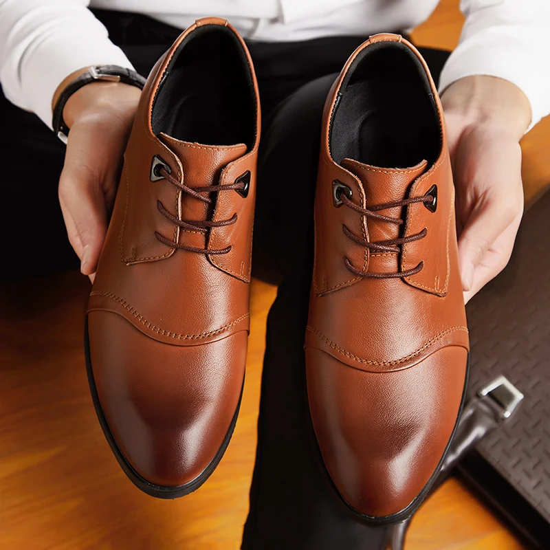 

Men's Casual Wear Casual Shoes Men Fashion Mens Causal Hot Sale Leather Loafers For Sneakers Black Zapatos Hombre Cuero