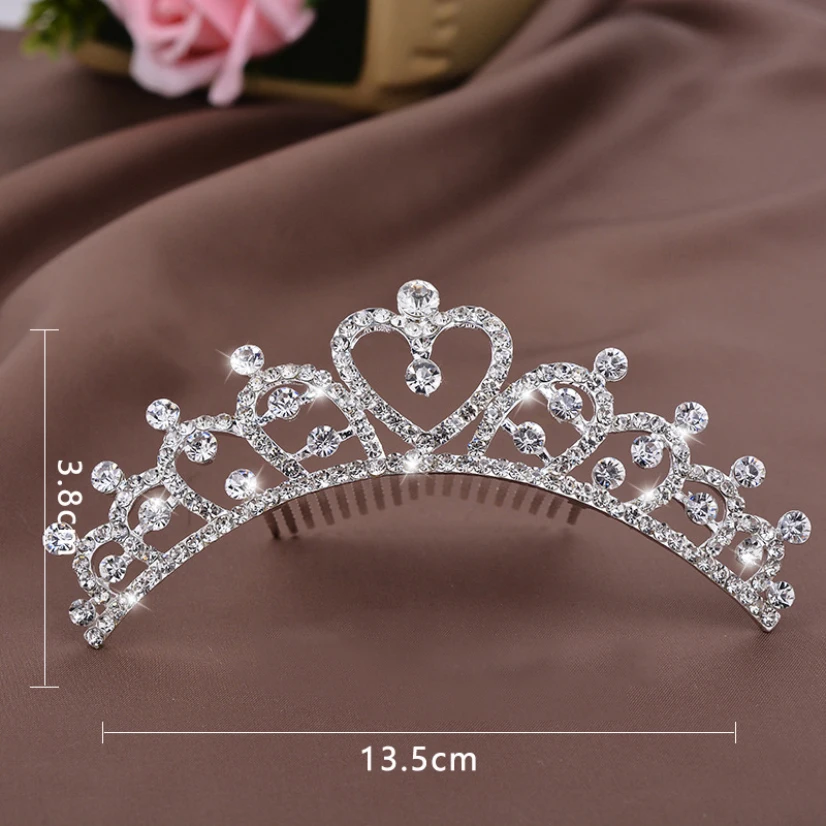 

Girls Crown Headband for Bride Rhinestone Crystal Floral Crown Wedding Women Tiara For Hair Accessories Luxury Jewelry Supplies