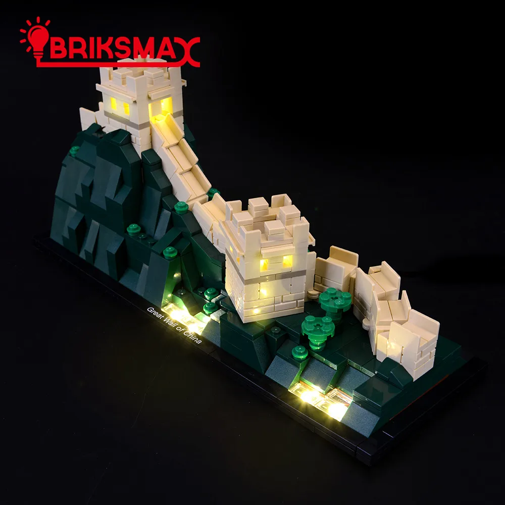 Комплект BriksMax со светодиодной подсветкой для архитектуры Great Wall из Китая