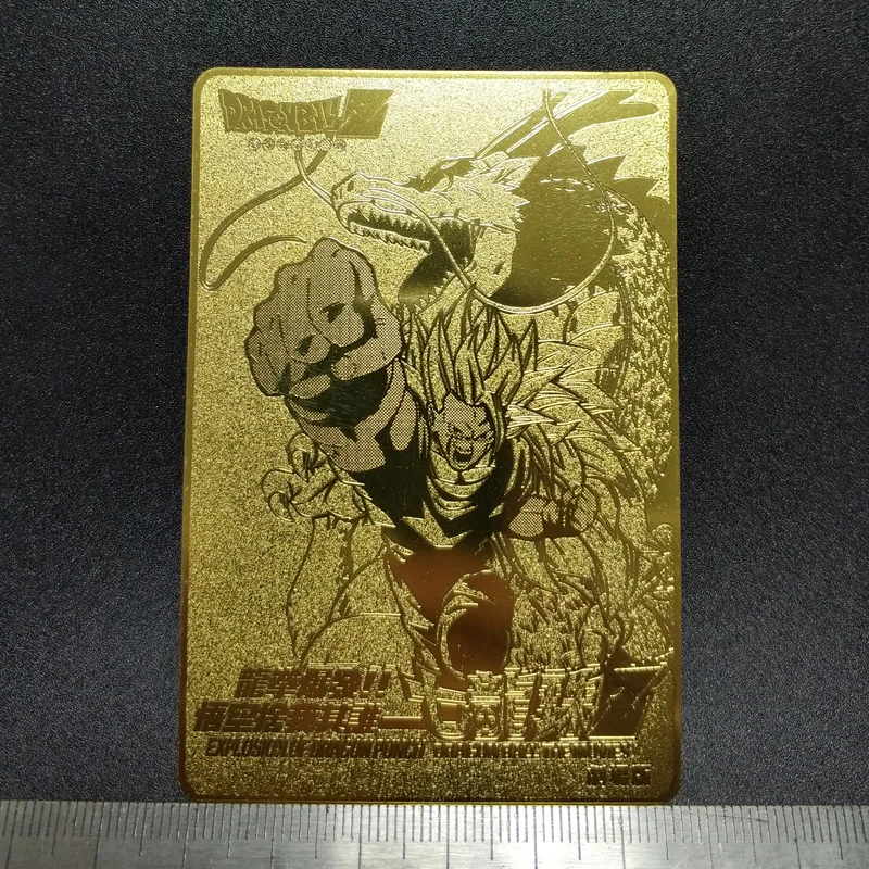 Dragon Ball карты супер металлическая карта ультра инстинкт Гоку джирен экшн игрушки Фигурки издание игры флэш карты коллекция карт