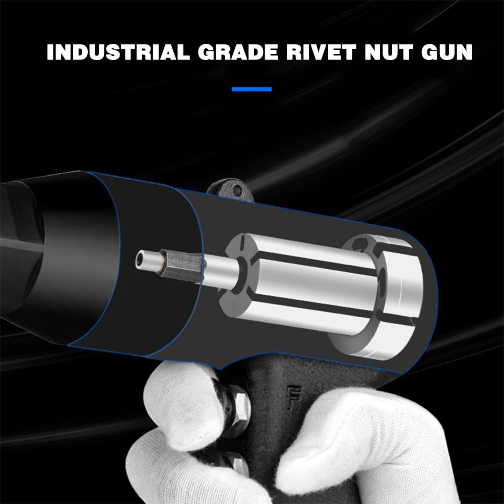 Промышленный Заклепка гайка пневматический пистолет M10M12 клепальный молоток