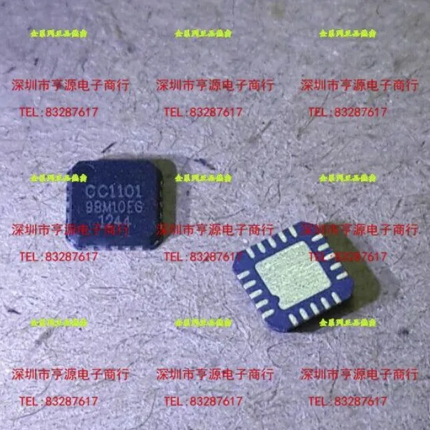 

10 шт. CC1101 CC1101RTKR CC1101RGPR RF QFN20