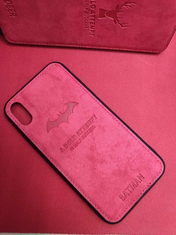 Тканевый чехол с Бэтменом для Iphone 8, 7, XS, MAX Plus, 8 plus, 6 plus, XR, роскошный силиконовый чехол, чехол для Iphone 7, 6s, 6 S Plus, холщовый чехол s