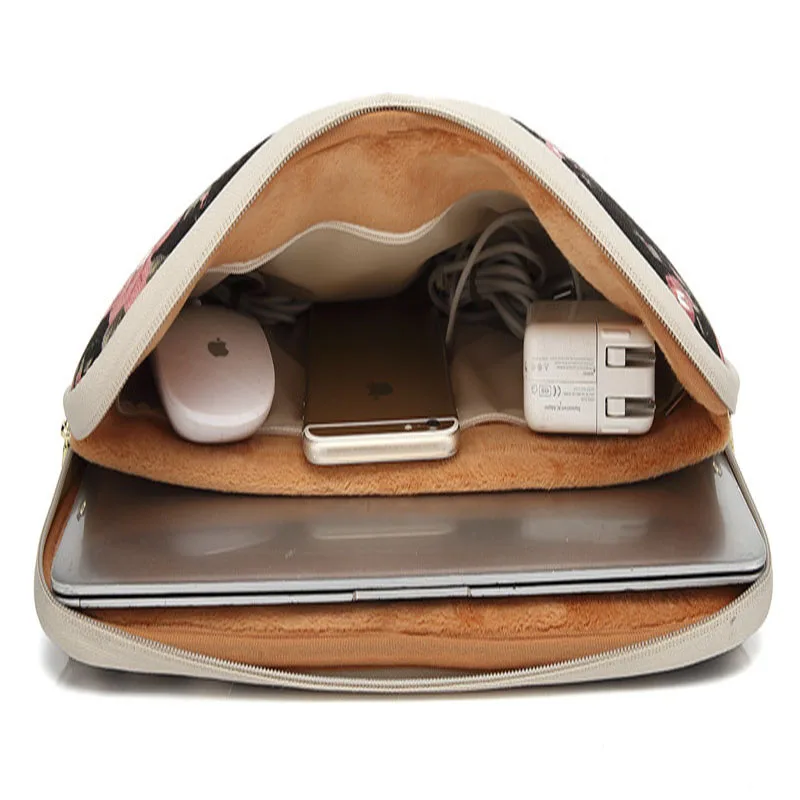Чехол Nworld 2020 с цветочным рисунком для ноутбука 11 13 14 15 6 дюйма сумка Macbook Air Pro Xiaomi
