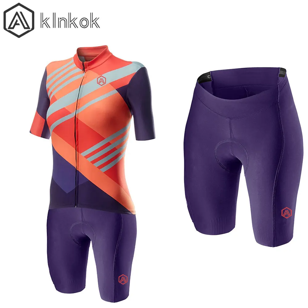 

Women Cycling Jersey Set Summer Short Sleeve Road Bicycle Jerseys Bike Shorts Padded MTB Bicycle Clothing Wear Breathable
