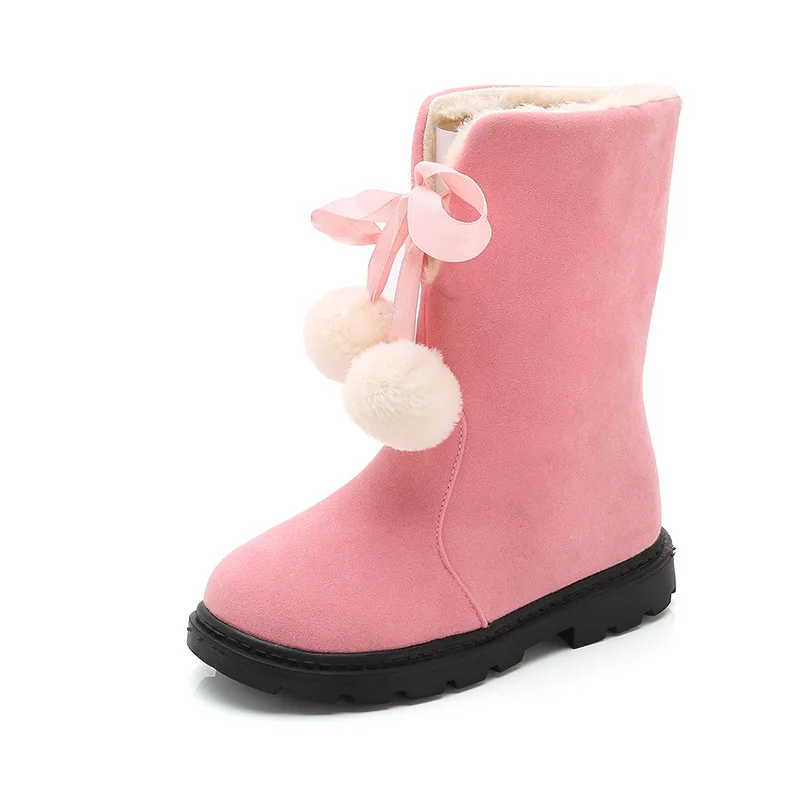 Winter Girls Boots - Warm Cotton Princess Long Children's Shoes - Sizes 3-12 Years - Cozy Kids Footwear image 6