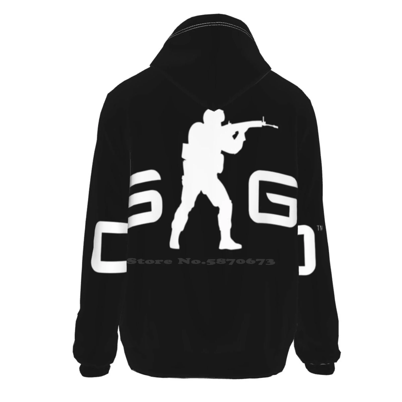 Белые мужские и женские 3d-толстовки Csgo с логотипом человечки удивительные
