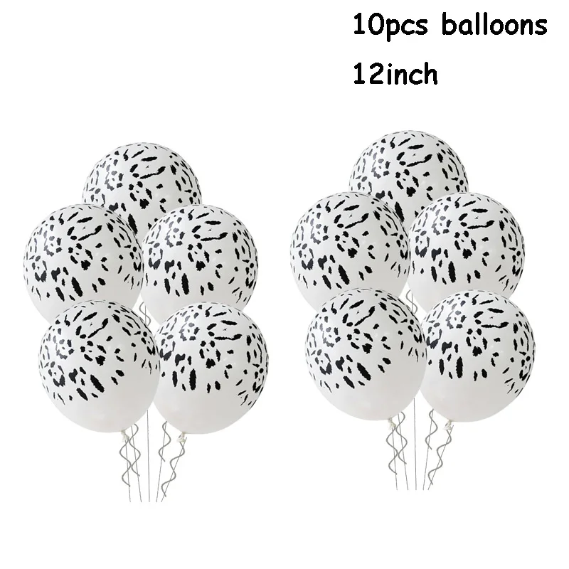 10pcs balloons Набор шаров в виде животных джунглей, украшения для вечеринки на день рождения, Детские шары в стиле сафари, животные в виде джунглей, товары для вечеринок, Декор - Цвет: 10pcs balloons