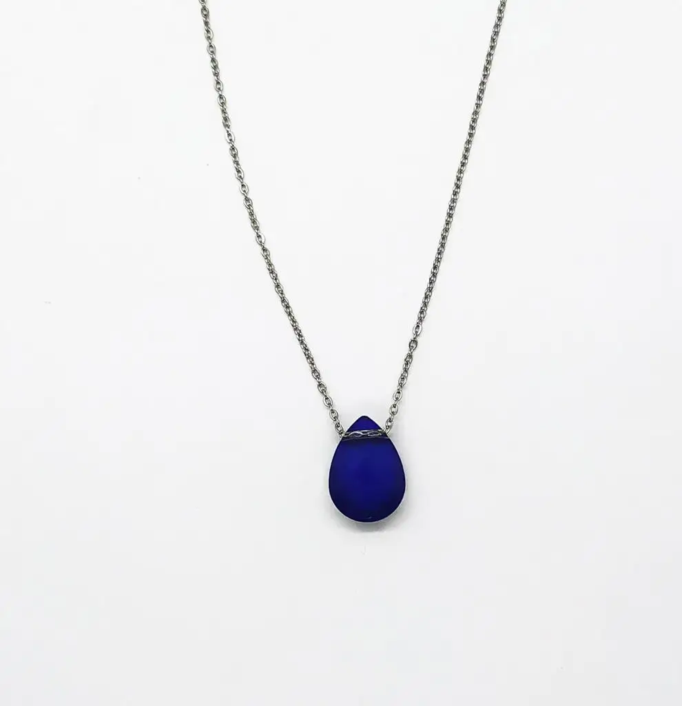 Change color Ladies Steel Chain Gift Drop Necklace |