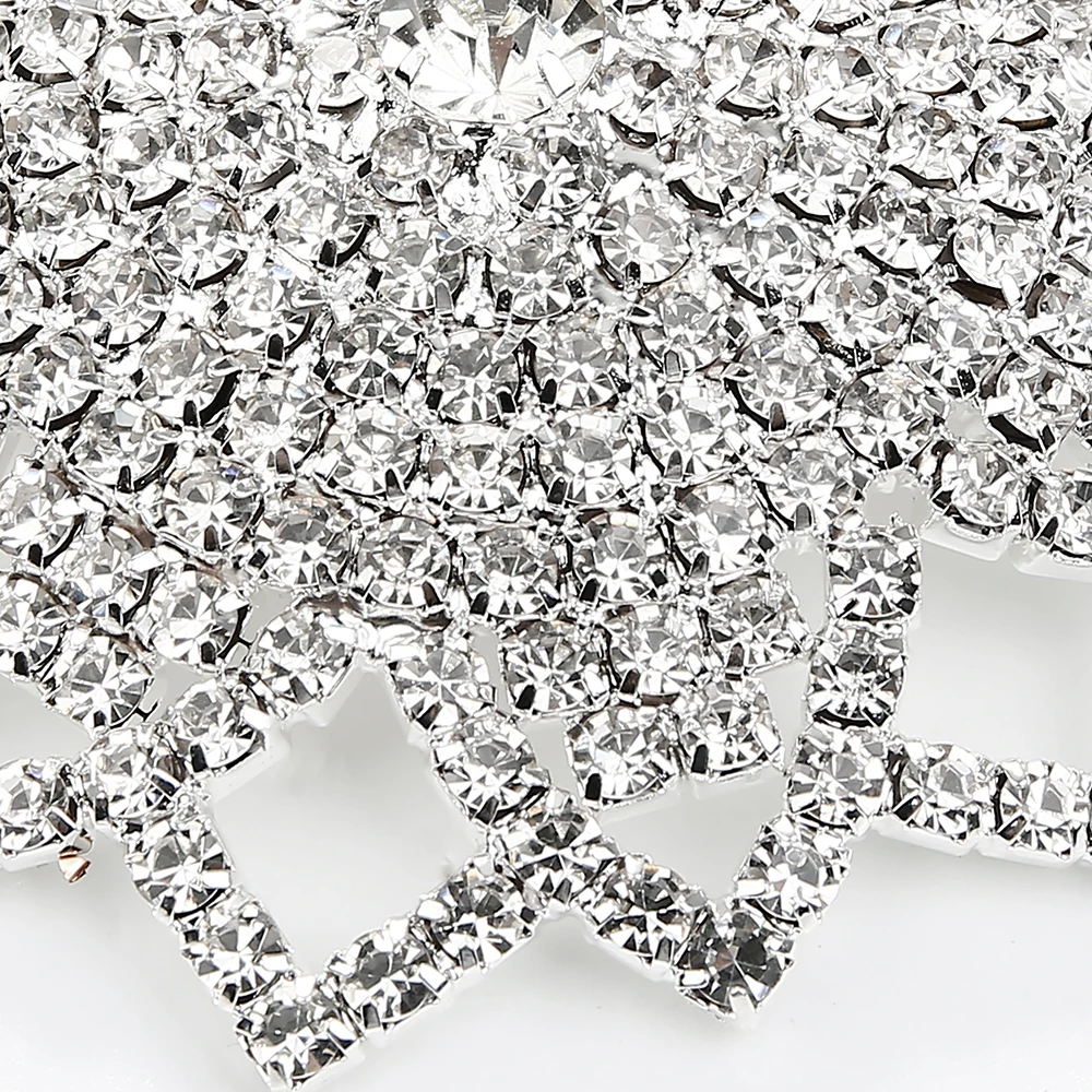 1 Pair Silver Rhinestone Nipple Cover New Sexy Women Nipple Pasties Breast Protector Self Adhesive Reusable Wear Nipple Stickers