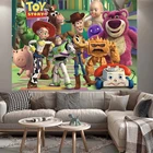 Disney История игрушек, из плотной ткани с мультяшным изображением акварель плакат 5D принты Куадрос Абстрактная живопись настенные картины Гостиная домашний декор