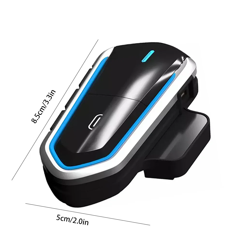 

Helmet Bluetooth Headset Motorcycle Motorbike Earphone Waterproof Wireless Helmet Headset Hands Free Call 2.4GHZ With FM Radio