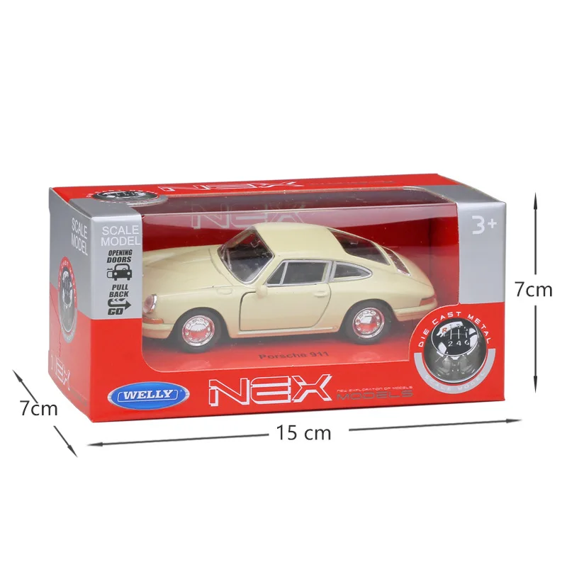 1:36 WELLY 1964 Porsche 911 литая модель автомобиля