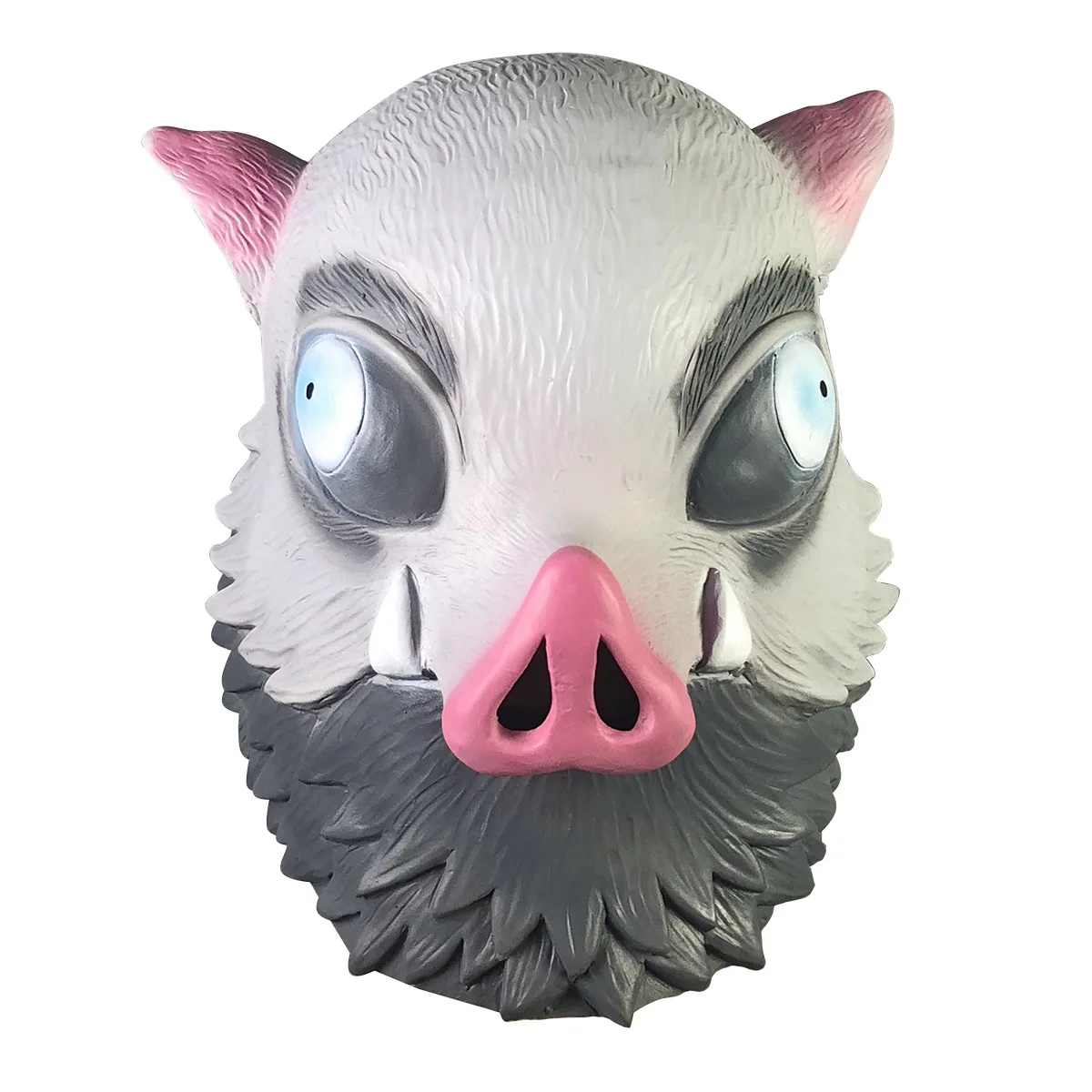 

Demon Slayer Kimetsu no Yaiba Cosplay Hashibira Inosuke Mask Wild Boar Mask Latex Adult child Halloween Masks Costume Prop