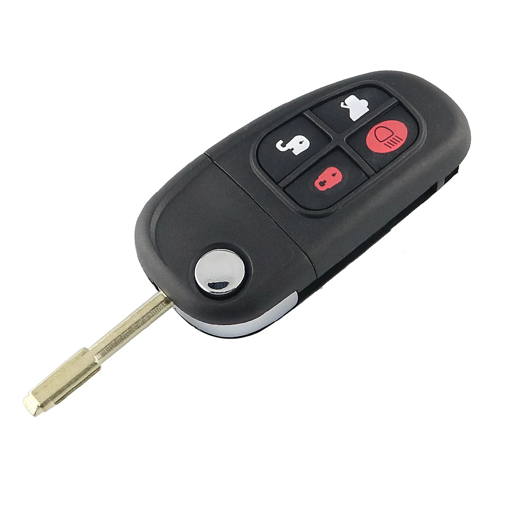 

YIQIXIN 4-кнопочный для Jaguar S X Type XJ XJR XJ8 XK XF 2002-2008 1999-2009 удаленный автомобильный ключ 315/433 МГц 4D60 чип складной откидной ключ