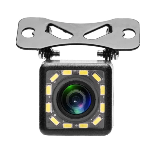 12LED Cam (Optional) Podofo Автомобильный HD видео автостоянка монитор СВЕТОДИОДНЫЙ ночное видение Реверсивный CCD Автомобильная камера заднего вида с 4,3 дюймовым автомобильным зеркалом заднего вида - Название цвета: 12LED Cam (Optional)
