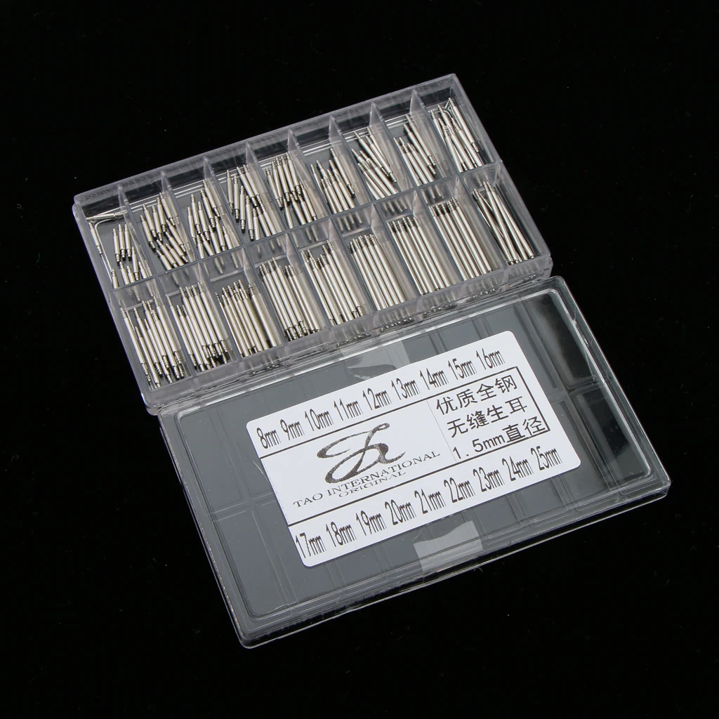 360 шт. пружинные ремешки для часов из нержавеющей стали|Ремонтные инструменты и