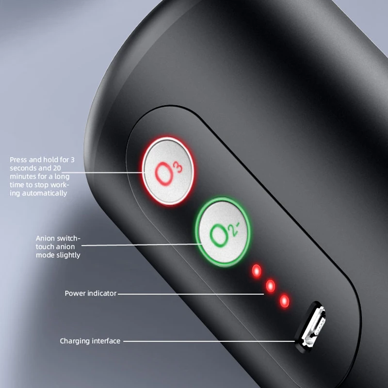 

Vehicle Ozone Negative Ion Air Purifier Vehicle Home Air Intelligent Purification System