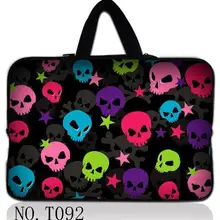 Colourful Skulls Laptop Sleeve For Macbook Air Pro 12 13.3 14 15 Laptop Bag Notebook Tablet Case For Xiami DELL Lenovo Cover