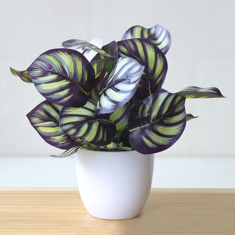 Искусственные листья Персидского укропа 22 см бонсай белый Комнатные растения