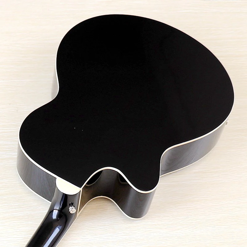 4 string elektrische akustische bass gitarre hochglanz akustische bass 43 zoll natürliche farbe schwarz farbe volle größe bass gitarre