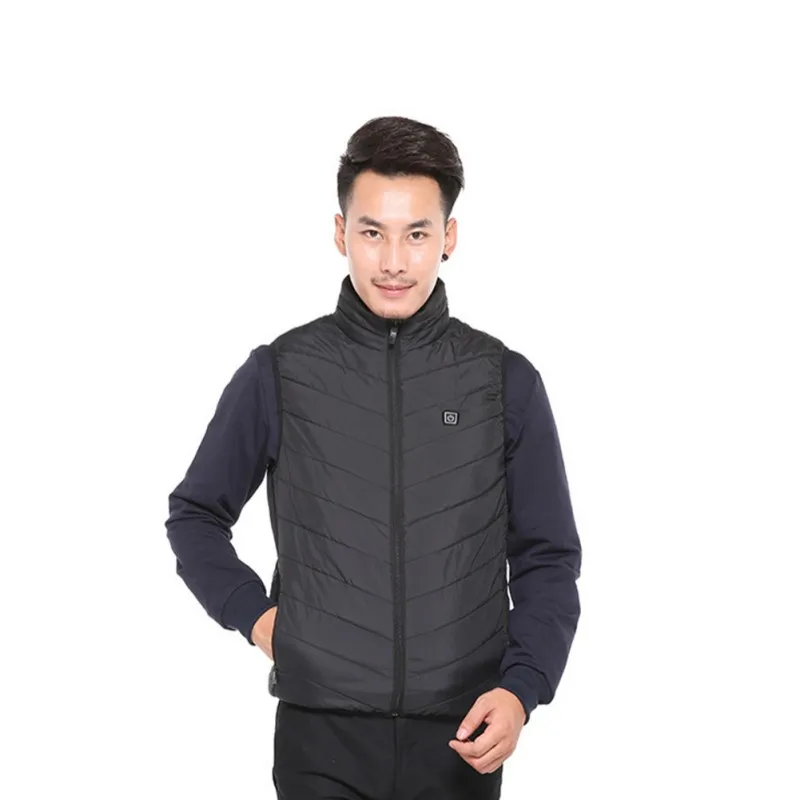 Жилет с подогревом для мужчин и женщин куртка Usb-подогревом согревающая одежда