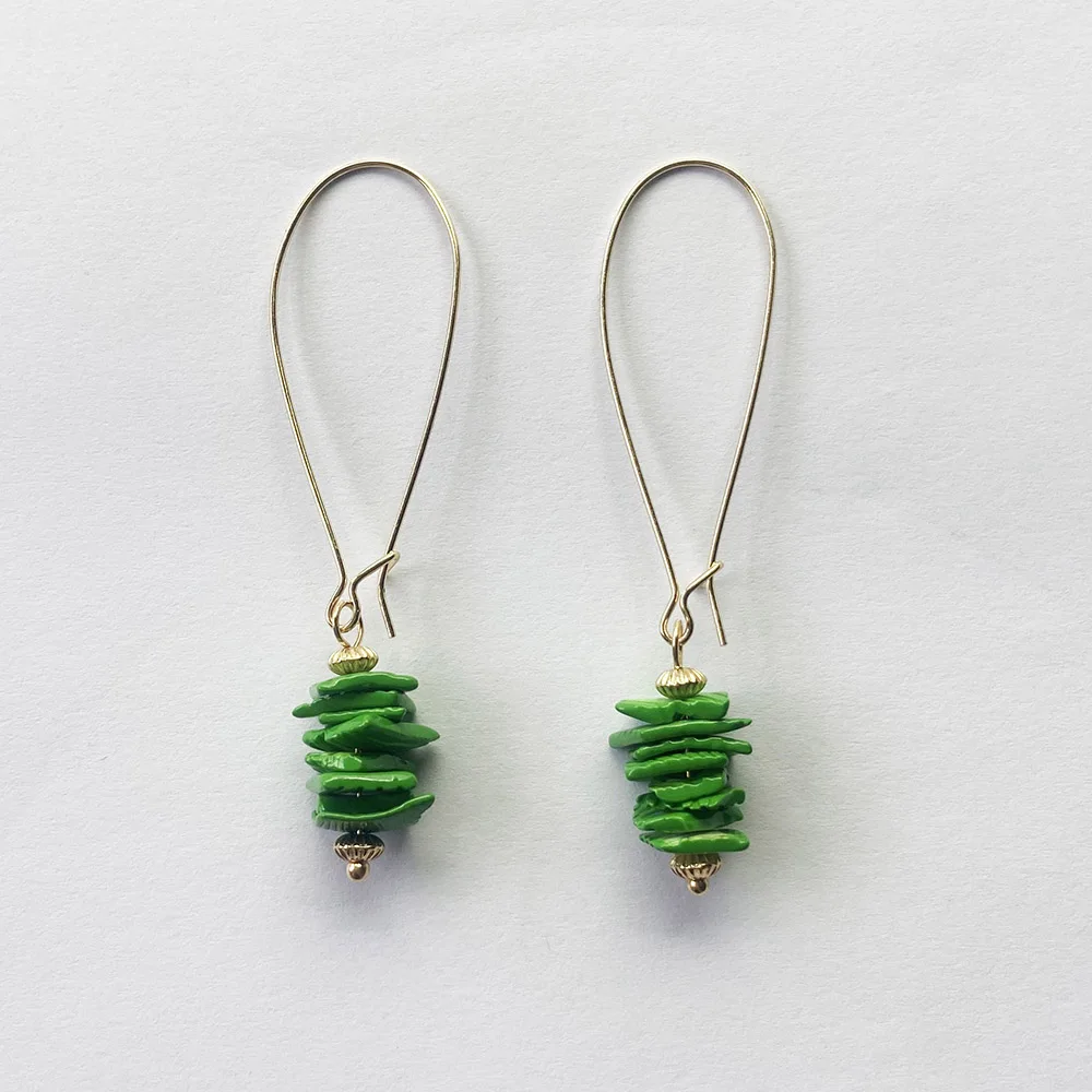 Серьги-подвески женские в богемном стиле массивные длинные висячие украшения