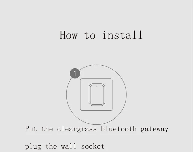 Xiaomi Smart Cleargrass Bluetooth/Wifi шлюз концентратор Работает с Mijia Bluetooth подустройство умный дом