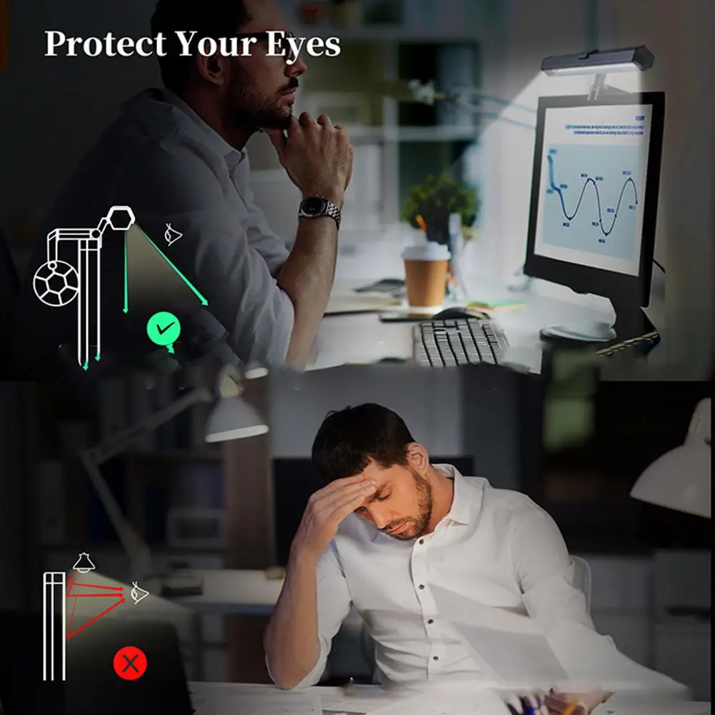 Светодиодный светильник для компьютерного экрана настольная лампа монитора ПК