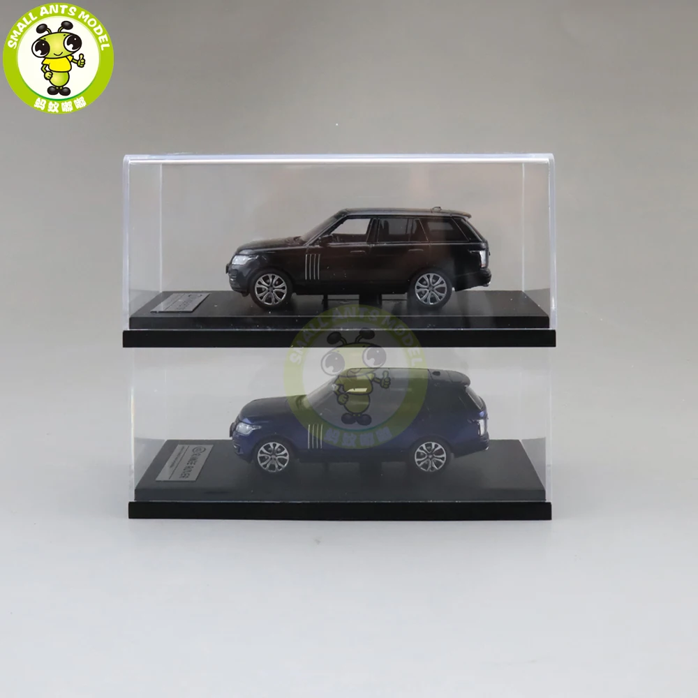 Blue and Black 1/64 lcd диапазон SUV литая модель Модель автомобиля игрушки подарки для мальчиков и девочек синий черный серебристый - Цвет: Blue and Black