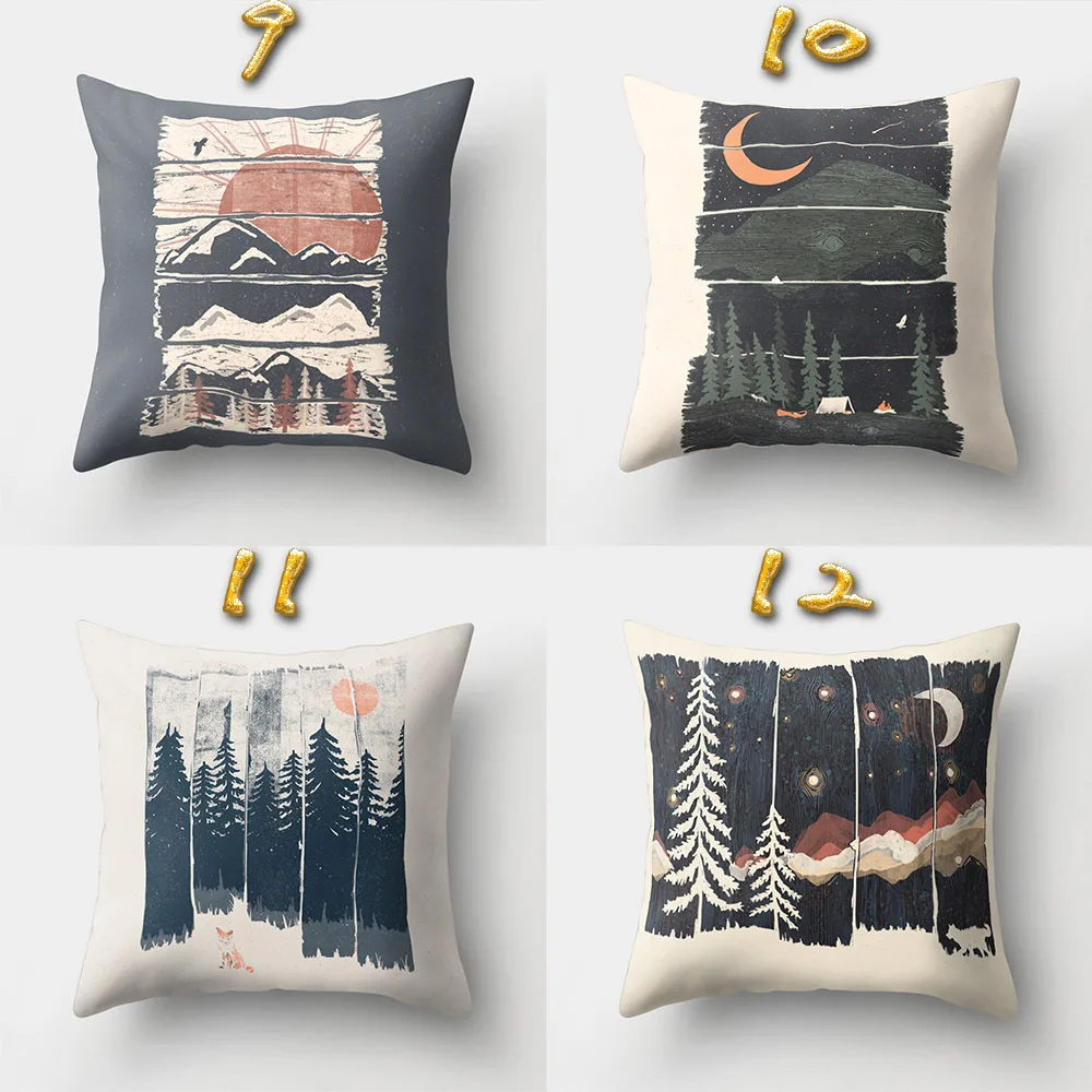 Чехол для подушки 45*45 печатная диванные офиса наволочки украшение дома из