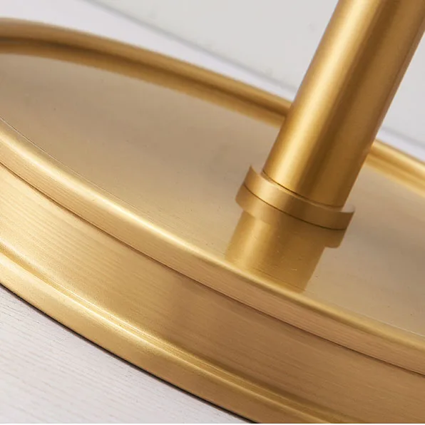 Скандинавская латунная настольная лампа в стиле пост модерн хрустальная E27 для