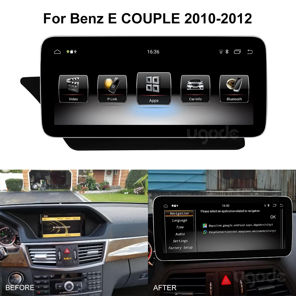 Ugode 2010 12 C207 A207 Android 9 0 экран автомобильный gps навигационная мультимедийная система