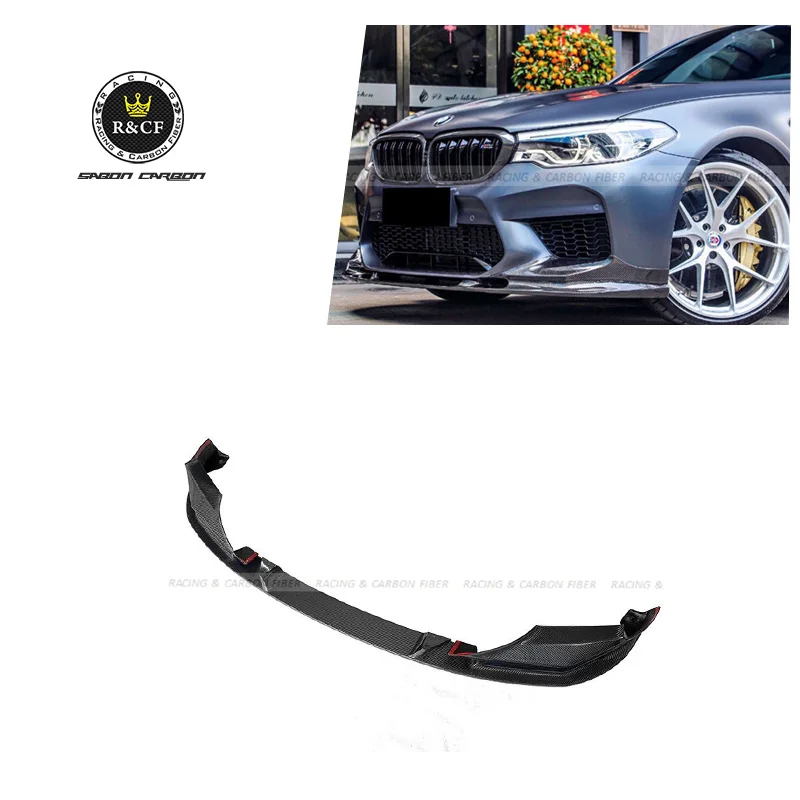 Спойлер для переднего бампера из углеродного волокна BMW F90 M5 2018 +|Обвесы| |