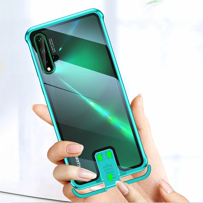 Чехол OMEVE для Huawei Nova 5T чехол 5 металлический бампер без бороды прозрачный из