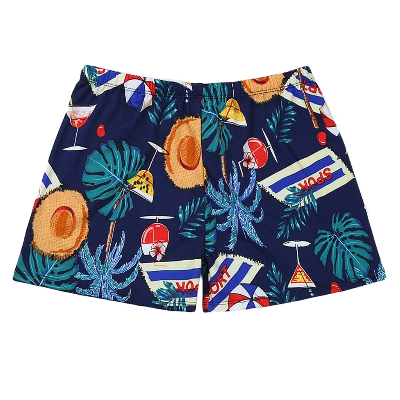 

2021 New Men Quick Dry Swim Coconut Tree Surfing Beach Shorts Mesh Boardshorts