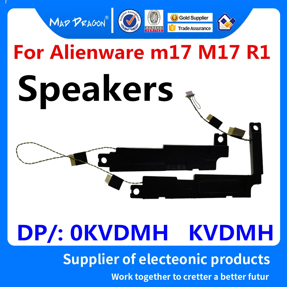 

new Original Laptop speakers Left Right Replacement Speakers For Dell Alienware M17 R1 Alienware m17 Speakers 0KVDMH KVDMH