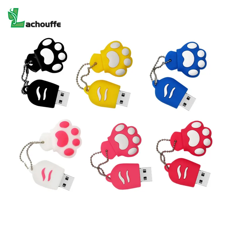 

Lovely cat claw usb flash 4GB 16GB 32GB 64GB Usb Flash Drive memory stick Pendrive cartoon usb flash drive