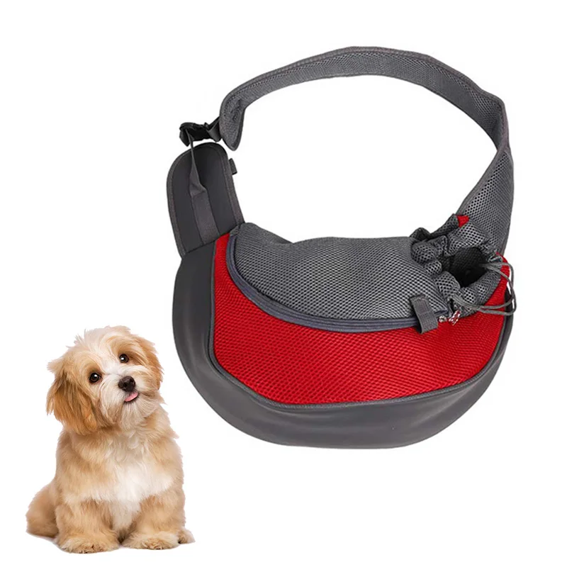 Воздухопроницаемая уличная переноска для собак теплая Сетчатая Сумка из ткани