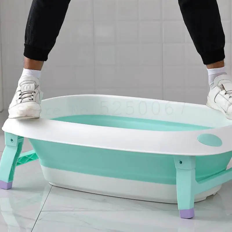 Складная Ванна для детей детская ванна может сидеть и лежать на больших детских