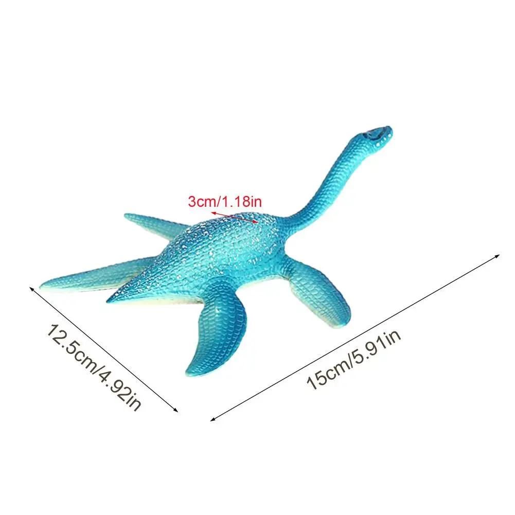 

Plesiosaur Model Figures Toys Wildlife Animal Deep Sea Decorate Collection Educational Dino Toys For Children