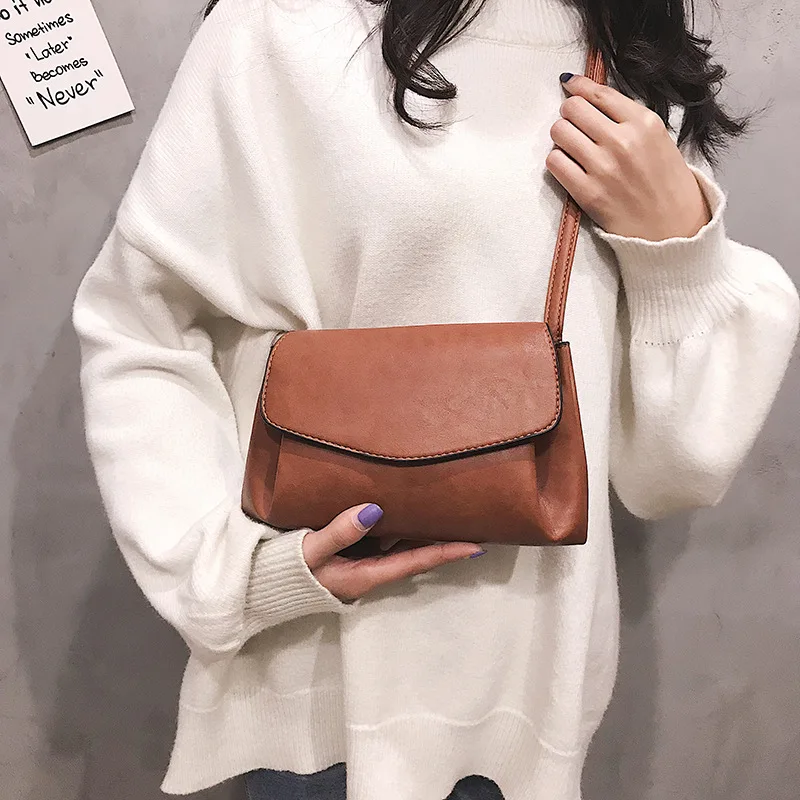 Сумка женская 2020 осень и зима Новая корейская модная сумка через плечо простая