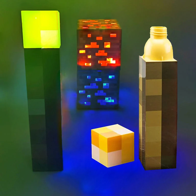 Фонарь для майнинга светодиодная лампа в виде бутылки меняющая цвет