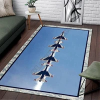 fighter area rug 3d all over printed non slip mat dining room living room soft bedroom carpet 01