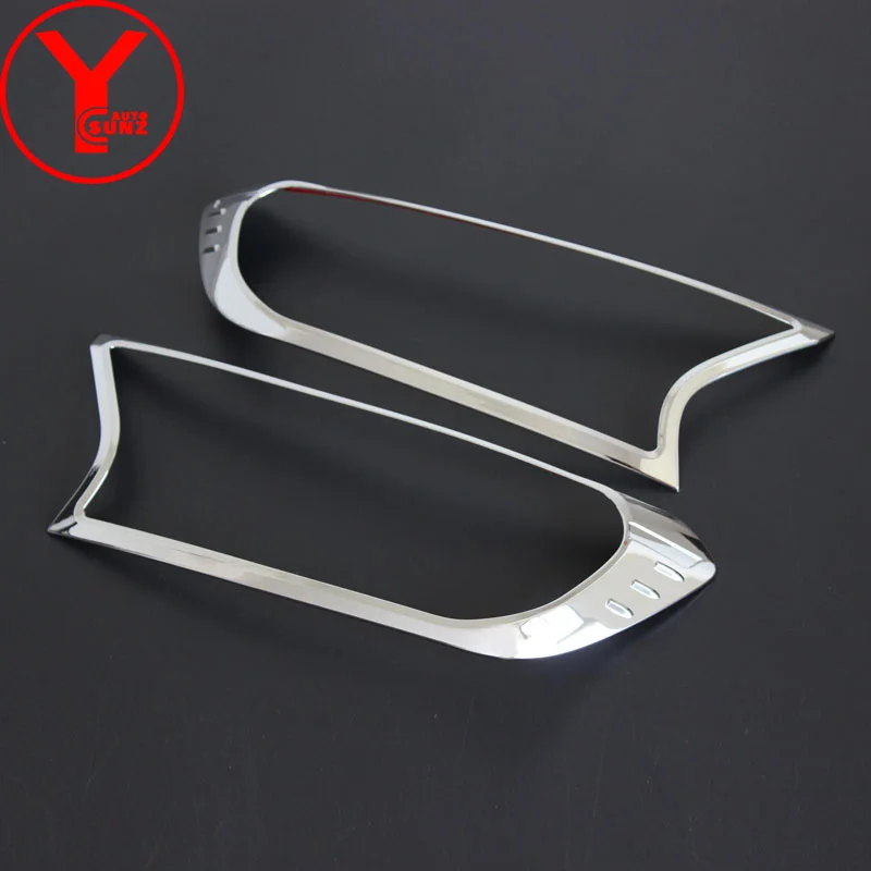 АБС Хромовая головная лампа светильник на голову аксессуары для Ford Everest Endeavour Ranger